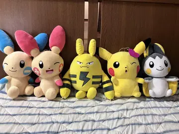 포켓몬 전기 타입 봉제 인형 6개 세트