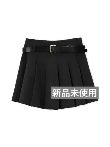 스나이델 snidel 플리츠 스커트 숏 팬츠 BLK