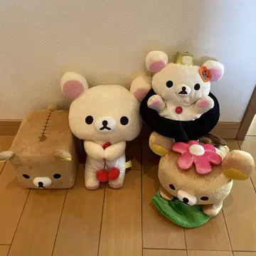 리락쿠마 봉제 인형 4종 세트