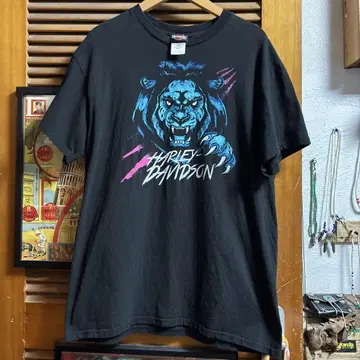 HARLEY-DAVIDSON 라이온 티셔츠 L