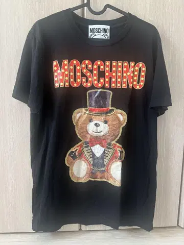모스키노 테디베어 티셔츠 블랙