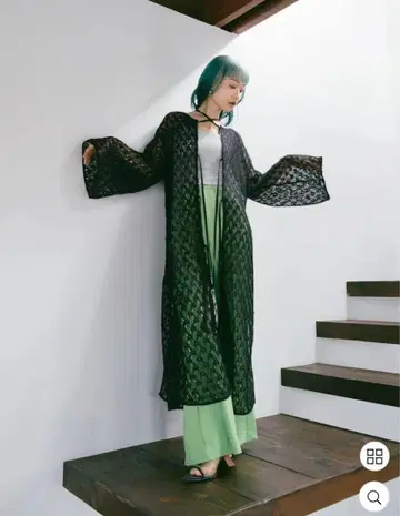 2웨이 레이스 롱 드레스 에야칸타리아