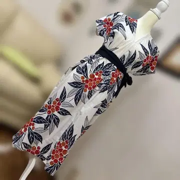 유카타 리메이크 빨간 열매 원피스