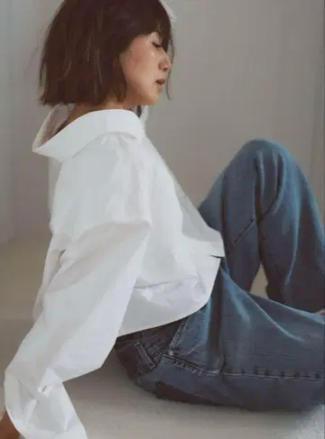 히가시하라 아키 짱 FORME 화이트 셔츠