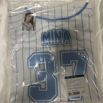 TWICE BASEBALL UNIFORM HOME 9ROUND 미나
