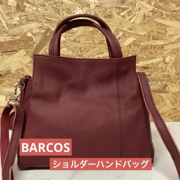 BARCOS 바르코스 핸드백 숄더백 와인 레드 (82)
