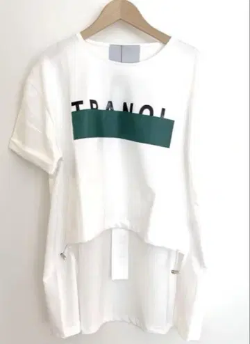 TRANOI. 드로 코드 티셔츠 미사용 새상품 택 포함
