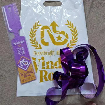 노벨 브라이트 라이브 2025 winding road 은색 테이프 네임택