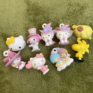산리오 배스볼 피규어 마이멜로디 키티 폼폼푸딩 키키라라