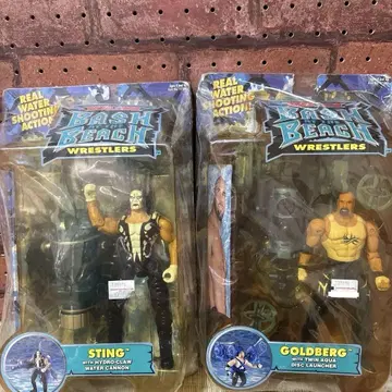 Bash Beach Wrestlers Sting & Goldberg 세트