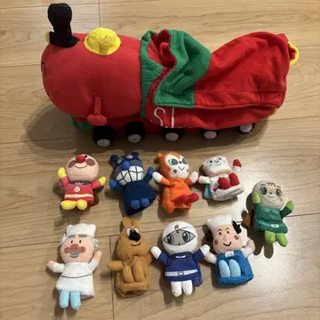 호빵맨 봉제 인형 세트