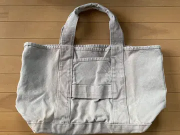 SAVE KHAKI 세이브 카키 토트백 그레이 데미지 가공