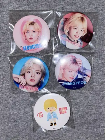 TWICE 109POP UP 캔뱃지 정연 풀 컴프 세트
