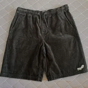 VOLCOM 블랙 코듀로이 숏팬츠 AU 14