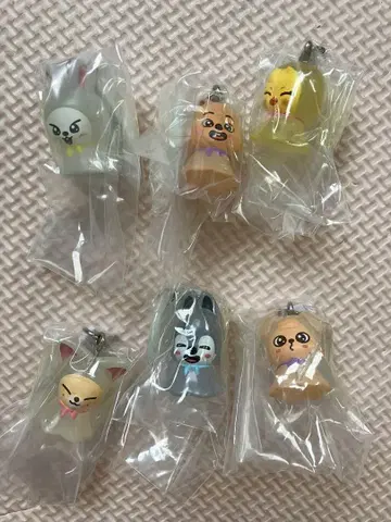 skzoo 메지루시 액세서리 6개 세트 폭아리 리비트 빠삠 한