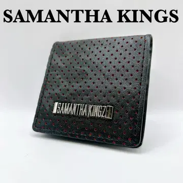 SAMANTHA KINGS 카모플라 x 펀칭 W 엠보 동전 지갑