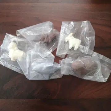 가와사키 세이지 나무 조각 동물들 마스코트 피규어