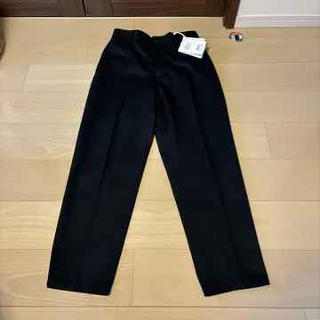 새상품 질 샌더 블랙 코튼 팬츠 코튼 슬랙스 블랙