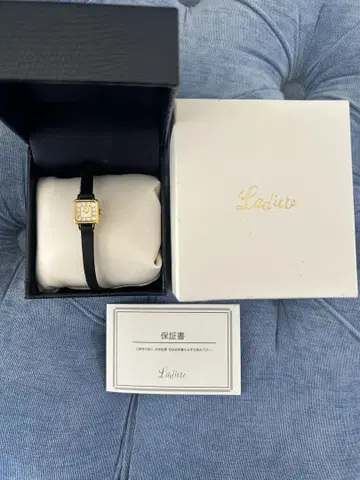 이리코 jupiter Laditte 시계 블랙 블랙 새틴 작동