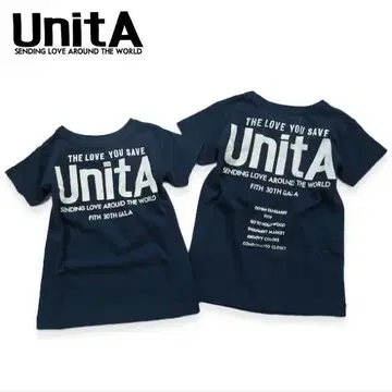 UnitA 티셔츠 새상품 03 네이비 남성용 FITH 데님 & 바지