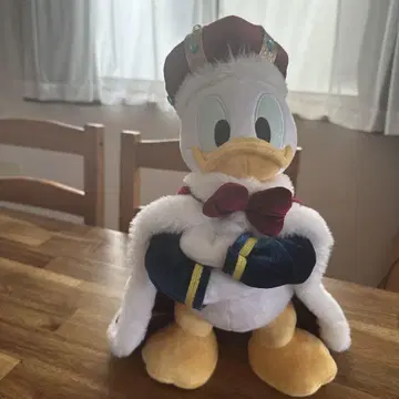 도널드 덕 봉제 인형 왕관 포함 KING