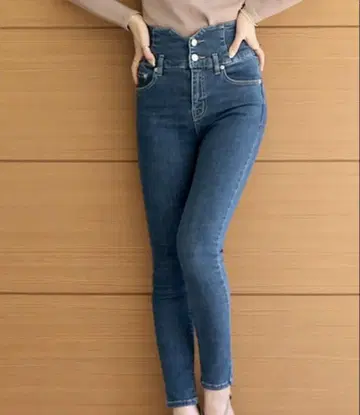 ROYAL PARTY 하이 웨스트 데님 S