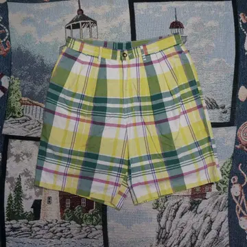 90's GAP 체크 숏 팬츠