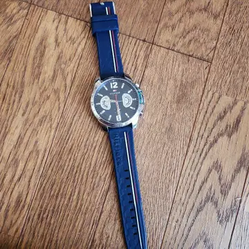 HILFIGER 크로노그래프 손목시계 네이비