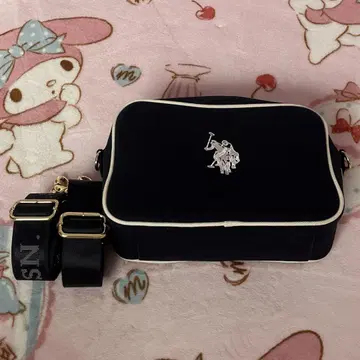 컨디션 최상 U.S. POLO ASSN. 블랙 숄더백