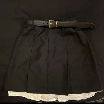 snidel 플리츠 스커트 벨트 포함