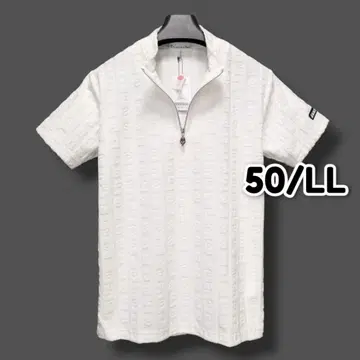 산타페 Santa Fe 반팔 파일 로고 하프 지퍼 50 사이즈 t9a