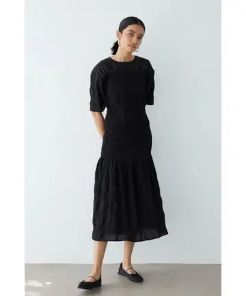 ALEXIA STAM Shirring Dress 셔링 시어 원피스