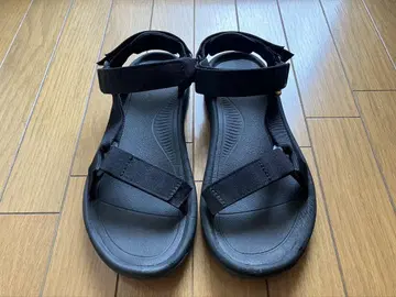 Teva 테바 샌들 허리케인 블랙 검정 27cm 스트랩 포함
