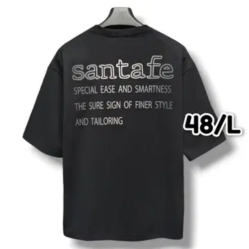 산타페 santafe 티셔츠 오버 사이즈 로고 프린트 48 jg1