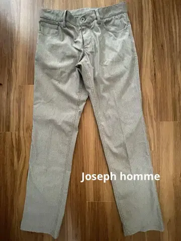 JOSEPH HOMME 여름용 슬랙스 사이즈 46 (W78) 그레이