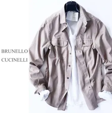 BRUNELLO CUCINELLI 브루넬로쿠치넬리 썸머 사파리 셔츠