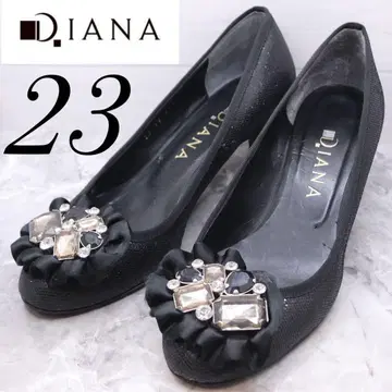 다이애나 diana 글리터 라메 펌프스 비쥬 블랙 레이스 23