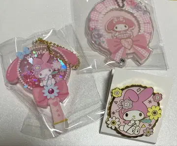 마이멜로디 아크릴 키링 핀즈 세트 Sanrio Fes2025