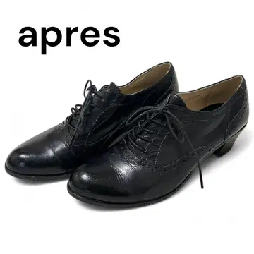 apres 아프레 드레스 슈즈 23.5cm 블랙 포멀 여성 신발 일본제