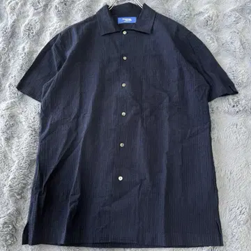 Maker's Shirt Kamakura 반팔 셔츠 S 시어서커 가마쿠라