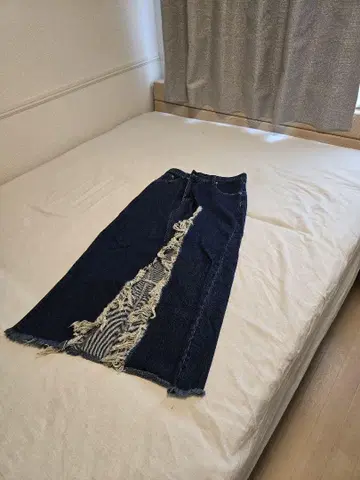 [ ENVY ] 데님 프린지 스커트