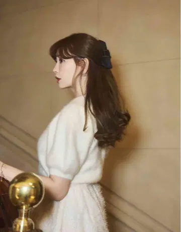 herlipto chain ribbon hair clip 클립