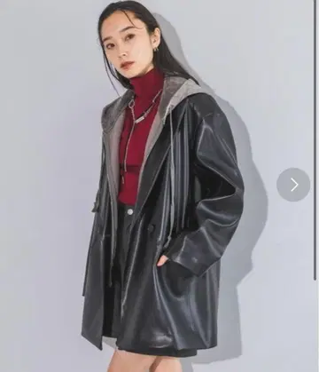 BOXY 테일러드 가죽 자켓 JEANASIS