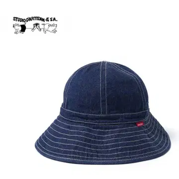 미사용 STUDIO D'ARTISAN 스튜디오 다치산 데님 햇