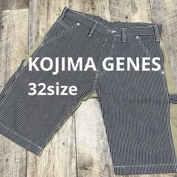 새상품급 KOJIMA GENES 코지마 스트라이프 숏팬츠 24A248
