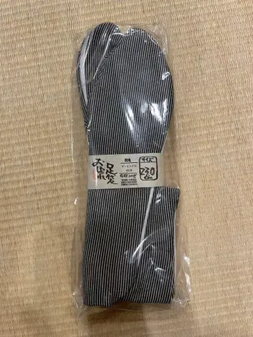 타비 폴리에스테르 오하라 상점 23cm 줄무늬 에도 코몬 무늬