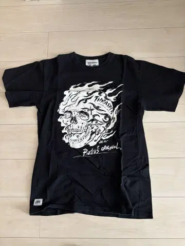 THRASHER RUDIE'S Original 스컬 티셔츠 블랙