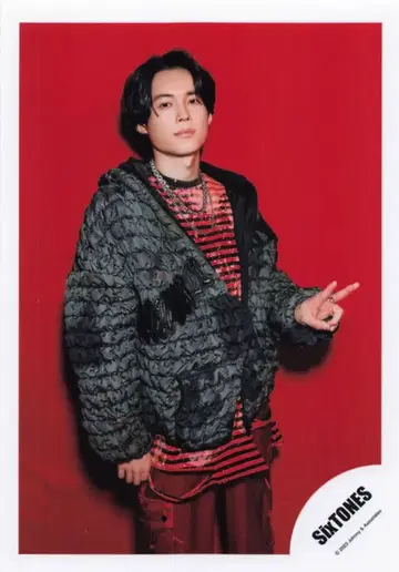 SixTONES ABARERO 마쓰무라 호쿠토 공식 사진*1장
