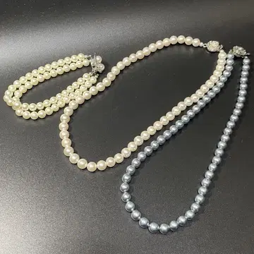 펄 액세서리 진주 pearl 3개 세트 목걸이 팔찌
