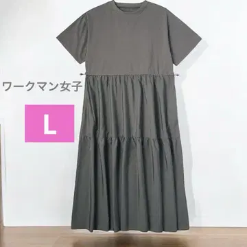 워크맨 여자 한정판 뉴트럴 플레어 원피스 2025 차콜 L 발수